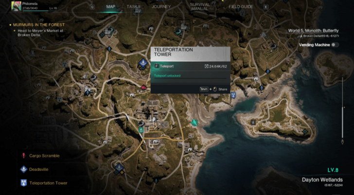 Once Human - How to Level Up Beach Teleporter