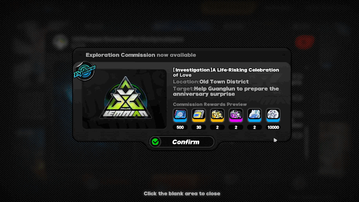 Accept the Commission from the Inter-Knot