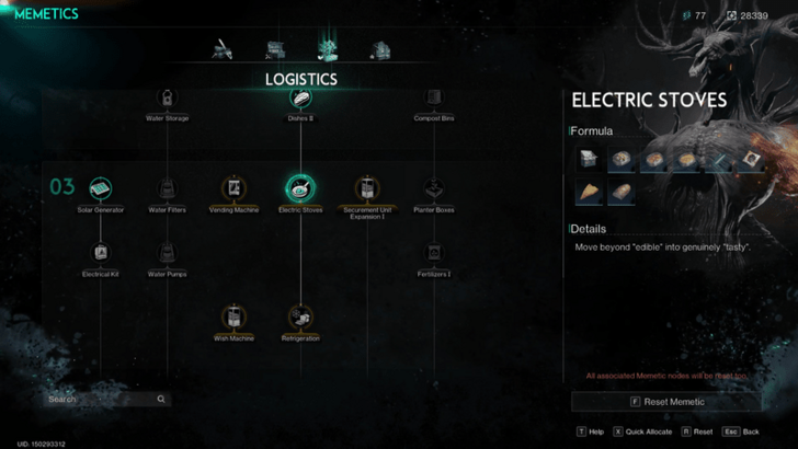 Once Human - Electric Stove Memetics Node