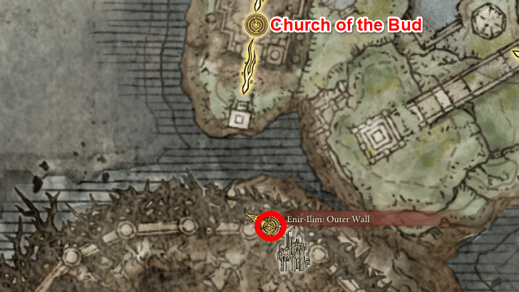 Elden Ring - Somber Smithing Stone 9 Map View