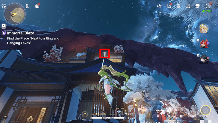 Wuthering Waves - Place Next to A Ring and Hanging Eaves Location Step 1