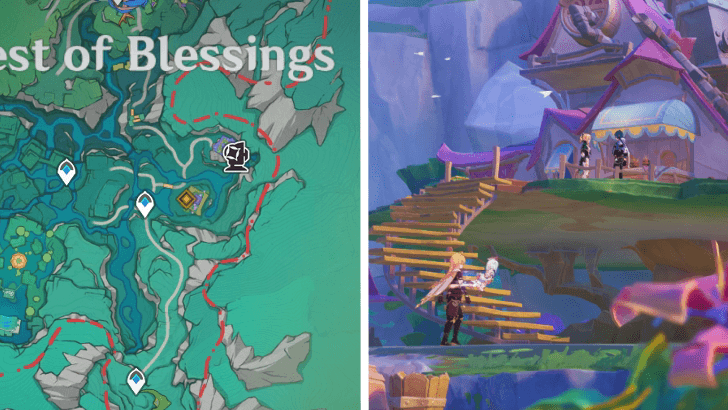 Genshin Impact Afterword Walkthrough - Return to the Forest of Blessings and search for Mini Durin