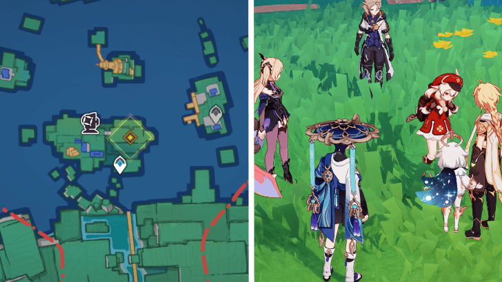 Genshin Impact Afterword Walkthrough - Go to the Broken Sea to look for Mini Durin