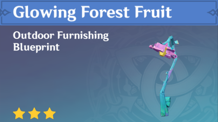 Genshin Impact - How to Get Glowing Forest Fruit Furnishing