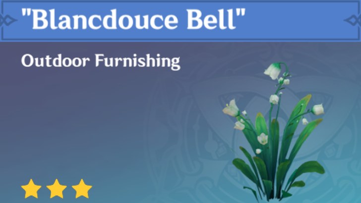 Genshin Impact - How to Get "Blancdouce Bell" Furnishing