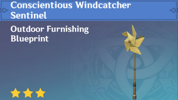 Genshin Impact - How to Get Conscientious Windcather Sentinel Furnishing