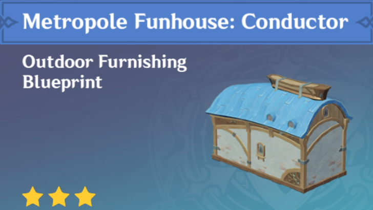 Genshin Impact - How to Get Metropole Funhouse: Conductor Furnishing