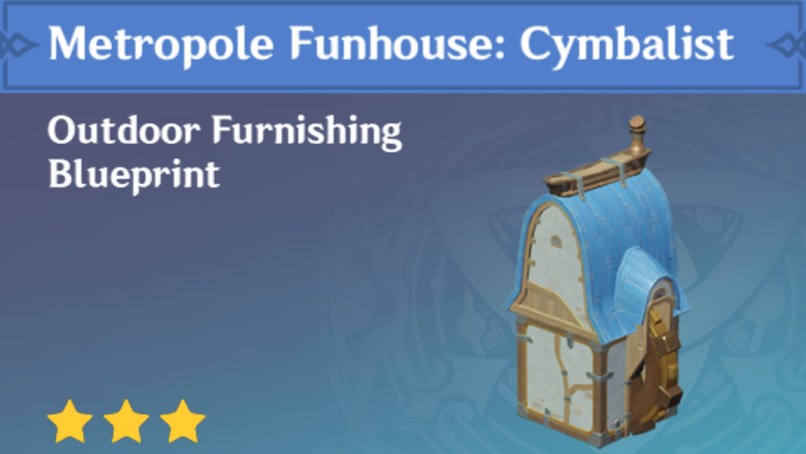 Genshin Impact - How to Get Metropole Funhouse: Cymbalist Furnishing