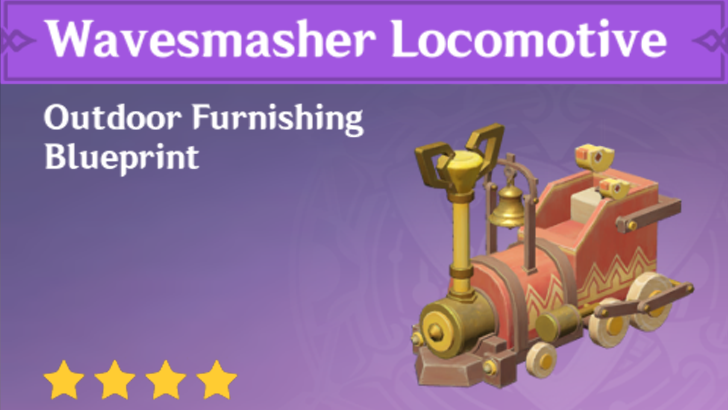 Genshin Impact - How to Get Wavesmasher Locomotive Furnishing