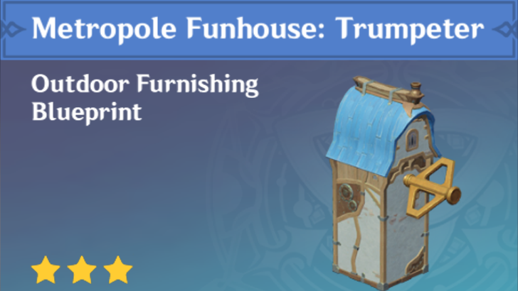 Genshin Impact - How to Get Metropole Funhouse: Trumpeter Furnishing