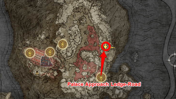 Elden Ring - Somber Smithing Stone 9 Map View