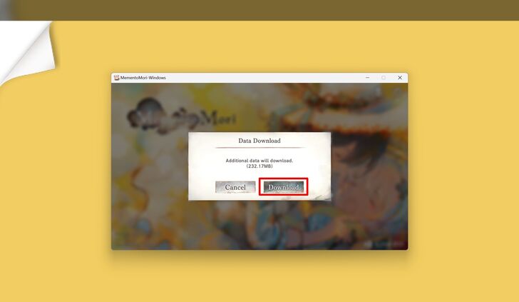 How to Install PC Step 15 - MementoMori