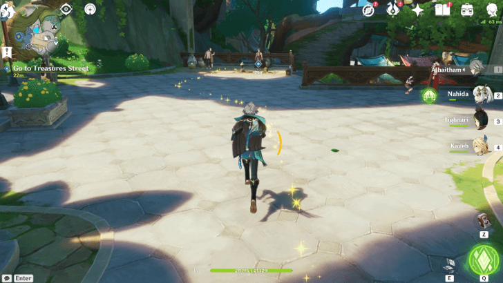 Genshin Impact An Odd Textual Mystery Walkthrough - Go to Treasures Street