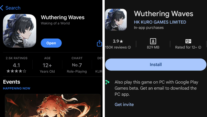 Wuthering Waves - Available on Mobile