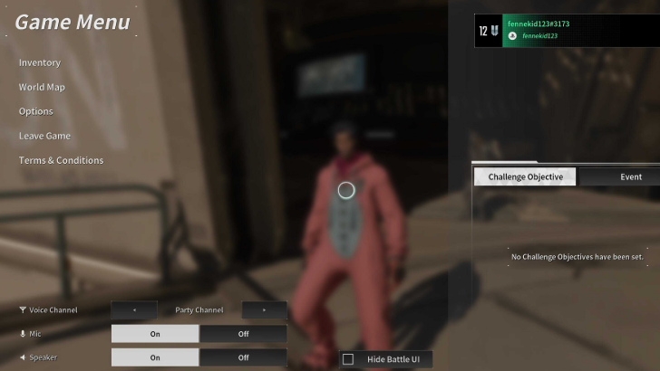 The First Descendant - Game Menu