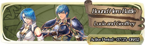 Bound Hero Battle: Lucia & Geoffrey Banner