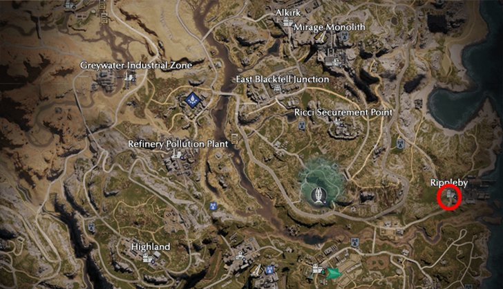 Once Human Rippleby Map