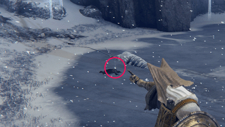 Elden Ring - Somber Stone 8 Freezing Lake World Location