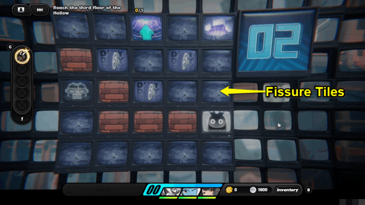 Navigate Around the Fissure Tiles