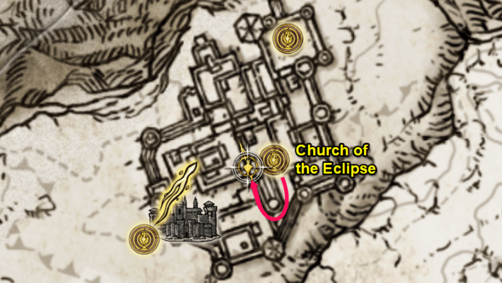 Elden Ring - Somber Stone 8 Castle Sol Map Location