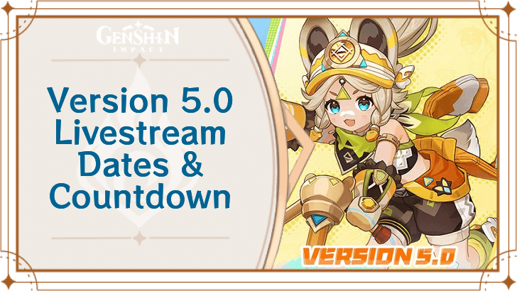 Genshin Impact - Version 5.0 Livestream