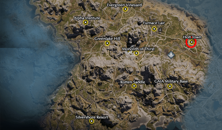 Once Human Holt Town Map