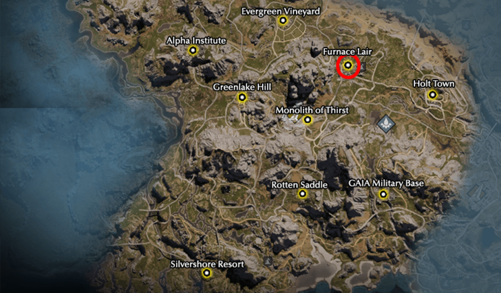 Once Human Furnace Lair Map