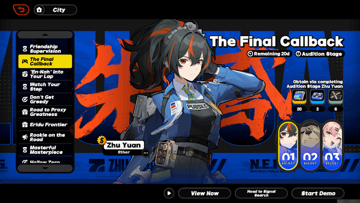 The Final Callback Zhu Yuan