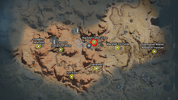 Once Human Red Sands Blackfell Fallen Zone