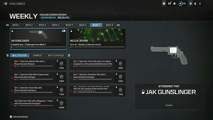 Modern Warfare 3 - JAK Gunslinger Challenges