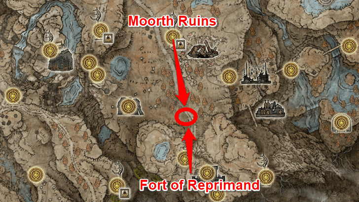 Elden Ring - Somber Ancient Dragon Smithing Stone Map View