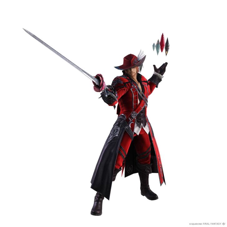 FFXIV Dawntrail - Red Mage Artifact Armor Set