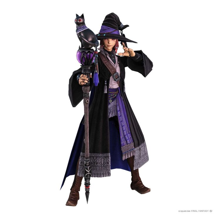 FFXIV Dawntrail - Black Mage Artifact Armor Set