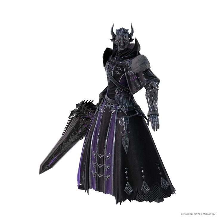 FFXIV Dawntrail - Dark Knight Artifact Armor Set