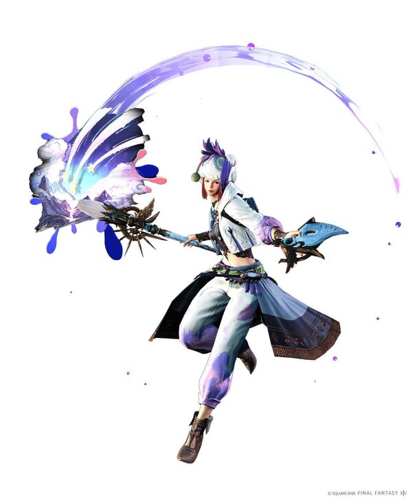 FFXIV Dawntrail - Pictomancer Artifact Armor Set