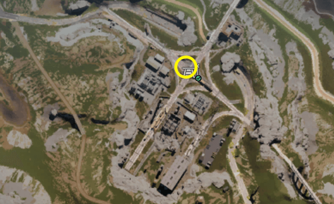 Once Human Eastern Railway Junction Gear Crate Map