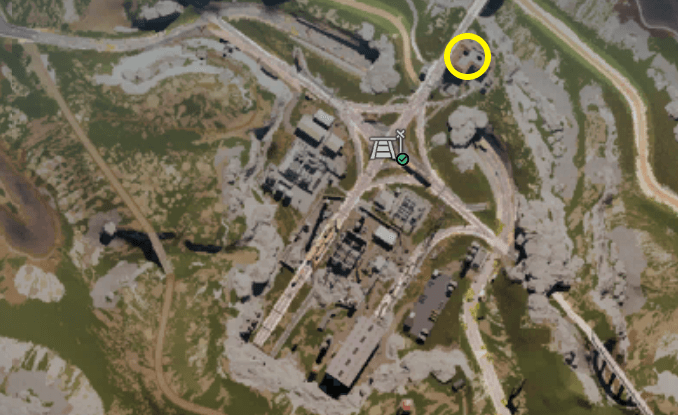 Once Human Eastern Railway Junction Gear Crate Map