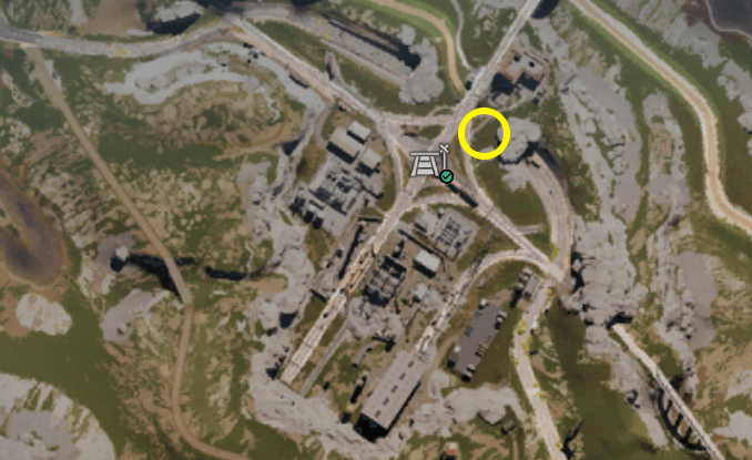 Once Human  Eastern Railway Junction Rift Anchor Map