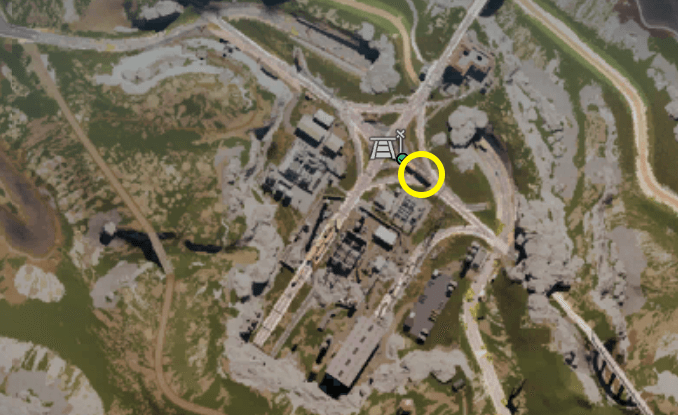 Once Human Eastern Railway Junction Gear Crate Map