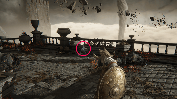 Elden Ring - Somber Stone 8 Crumbling Farum Azula Beside the Great Bridge World Location