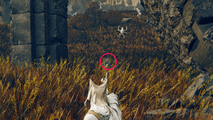 Elden Ring - Somber Stone 8 Outside of Ruined Forge of Starfall Past 01 World Location