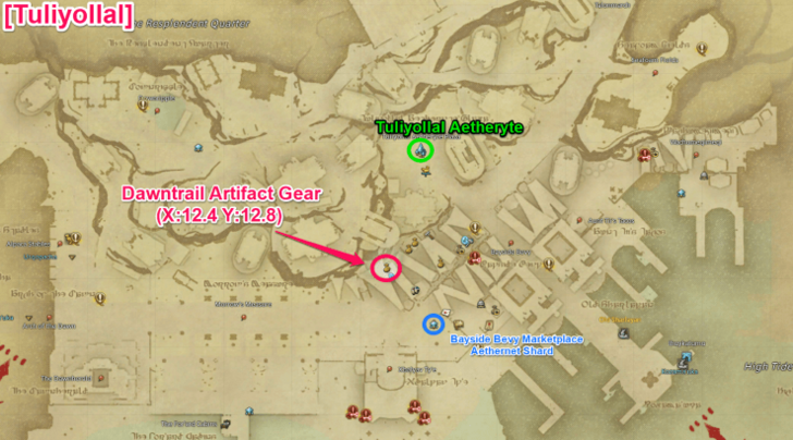 Dawntrail Artifact Gear Location