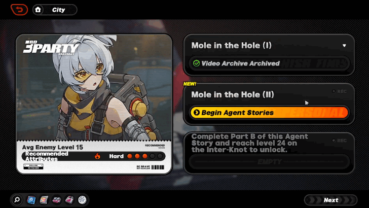 Accept the Mole in the Hole Agent Story