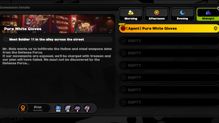 Pure White Gloves Schedule Commission