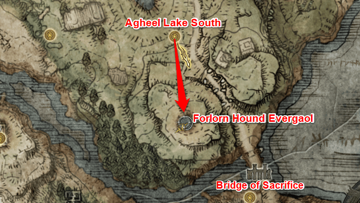 Elden Ring - Somber Smithing Stone 2 Map View