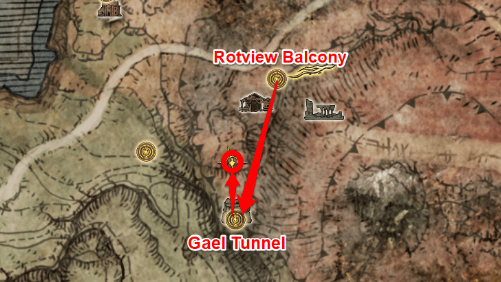 Elden Ring - Somber Smithing Stone 2 Map View