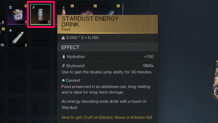 Once Human - Stardust Energy Drink Description