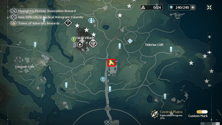 Wuthering Waves - Sixi Map Location