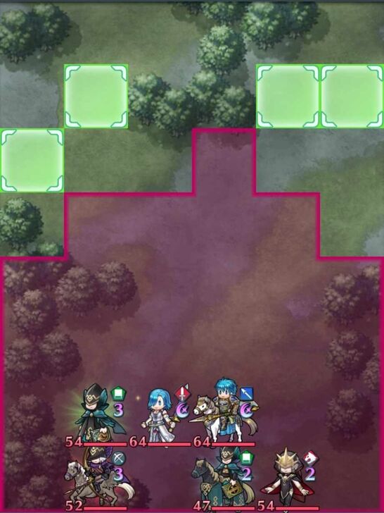 Fire Emblem Heroes - Lucia and Geoffrey Infernal Map