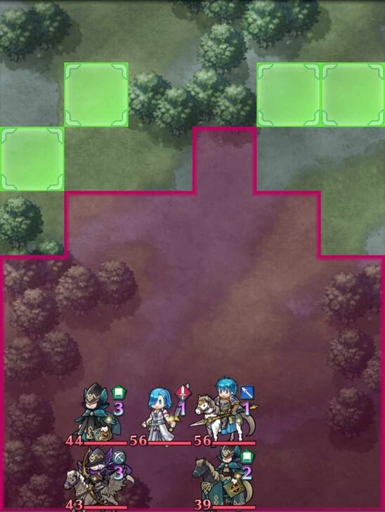 Fire Emblem Heroes - Lucia and Geoffrey Lunatic Map